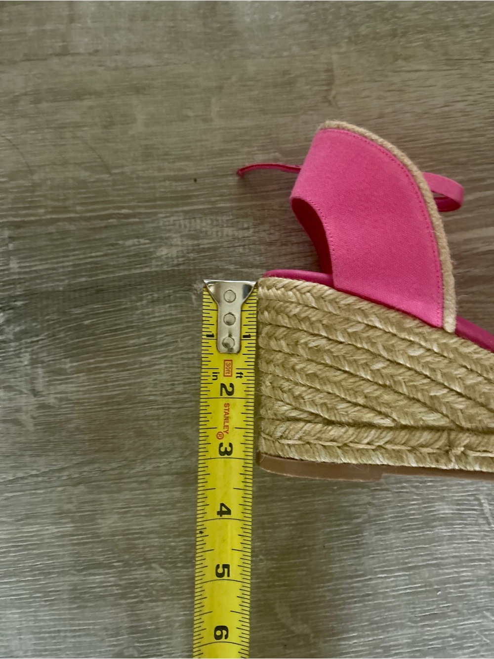 Stuart Weitzman Pink Wedge Espadrille Sandals (size 9) - Picture 6 of 6
